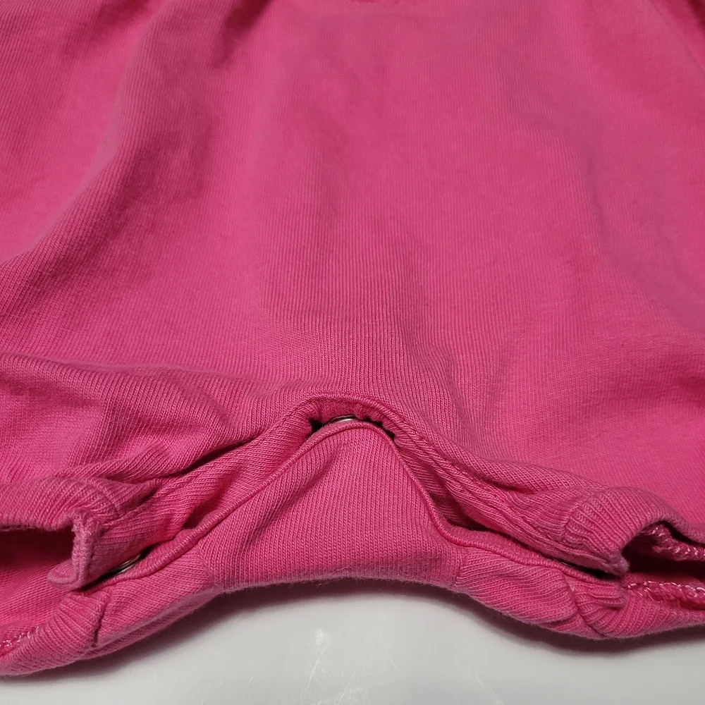 Ralph Lauren baby girl pink collared polo onesie bodysuit